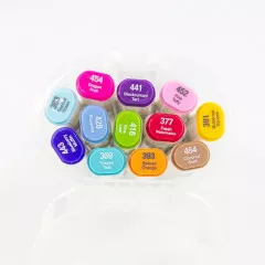 Nuvo Alcohol Marker Set (12er) - Radiant and Bold