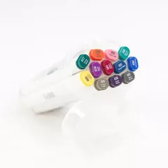 Nuvo Alcohol Marker Set (12er) - Shaded Accents