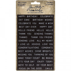 Idea-Ology Label Sticker - Sentiments