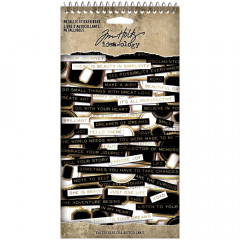 Idea-Ology Spiral Bound Sticker Book - Metallic