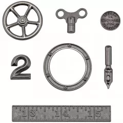 Idea-Ology Metal Odds and Ends - Antique Nickel