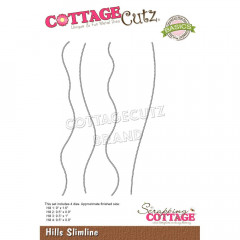 CottageCutz Slimline Dies - Hills