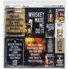 One Bourbon, One Scotch, One Whiskey 12x12 Collection Kit