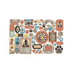 Well Groomed - Cardstock Die-Cut Assortment