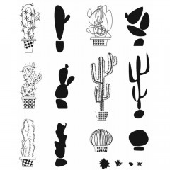 Cling Stamps Tim Holtz - Mod Cactus