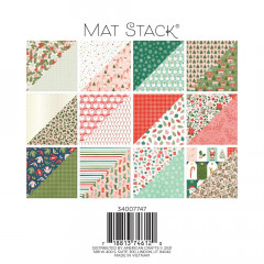 Holly Jolly 6x6 Cardstock Mat Stack