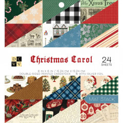 Christmas Carol 6x6 Cardstock Mat Stack