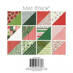 Joyful Christmas 6x6 Cardstock Mat Stack