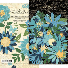 Staples Flower Assortment - Shades Of Blue