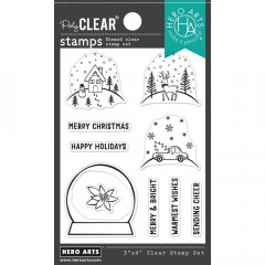 Hero Arts Clear Stamps - Make Your Own Snow Globe