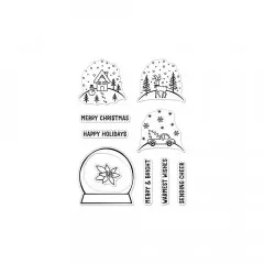 Hero Arts Clear Stamps - Make Your Own Snow Globe