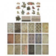 Idea-Ology Worn Wallpaper Scraps - Halloween