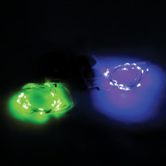 Idea-Ology Tiny Light Strands - green, purple