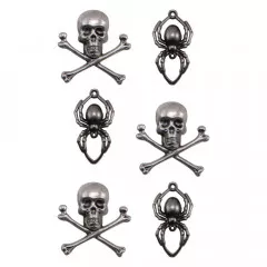 Idea-Ology Metal Adornments - Skulls and Spiders