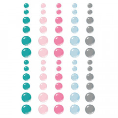 Simple Stories Enamel Dots - Feelin Frosty