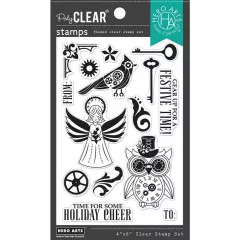 Hero Arts Clear Stamps - Steampunk Holiday