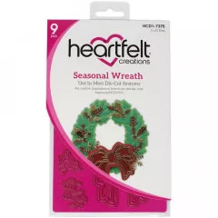 Cut and Emboss Die - Seasonal Wreath Cut and Emboss Die - Seasonal Wreath