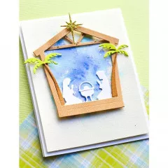 Memory Box Die - Nativity House Frame