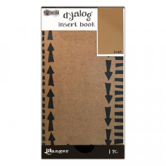 Dyan Reaveleys Dylusions Dyalog Insert Book - Kraft