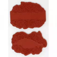 Cling Stamps - Elegant Rose Banner