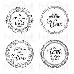 Cling Stamps - Timepiece Sentiments