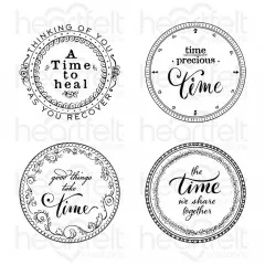 Cling Stamps - Timepiece Sentiments