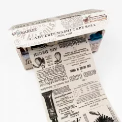 49 And Market Washi Tape Roll - Curators Adverts