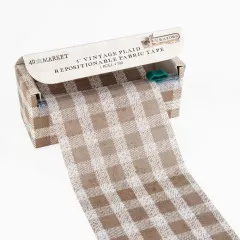 49 And Market Fabric Tape Roll - Vintage Plaid