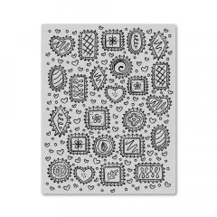 Hero Art Cling Stamps - Chocolate Candy