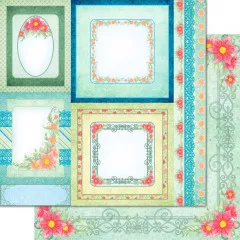 Floral Frames 12x12 Paper Pad