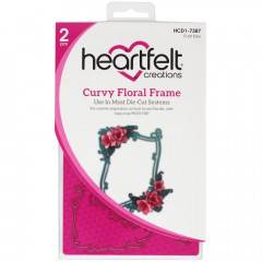 Cut and Emboss Die - Curvy Floral Frame