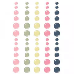 Simple Stories Enamel Dots - Indigo Garden