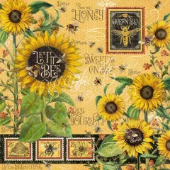 Let It Bee Designpapier - Let It Bee