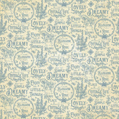 Cottage Life Designpapier - Dare To Dream