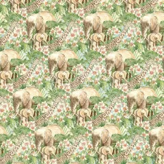 Wild and Free Designpapier - Savanna Babies