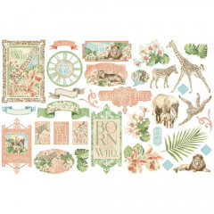 Wild and Free Cardstock Die-Cut Ephemera Assortment