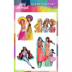 Clear Stamps Set By Jane Davenport - Sisterhood