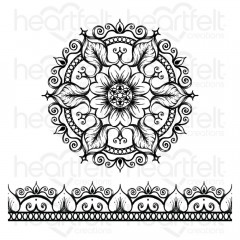 Cling Stamps - Floral Mosaics