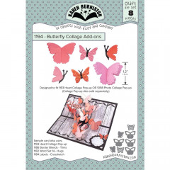 Karen Burniston Dies - Butterfly Collage Add-Ons