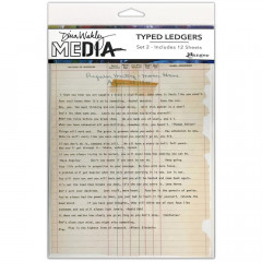 Dina Wakley Media Typed Ledgers Set 2