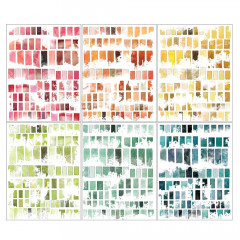 Spectrum Sherbert Palettes 6x8 Rub-On Transfer Set