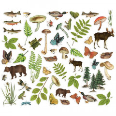 Bits & Pieces Die-Cuts - Vintage Lakeside Nature