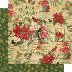 Warm Wishes Designpapier - Peace and Plenty