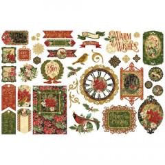 Warm Wishes - Cardstock Die-Cut Ephemera Assortment