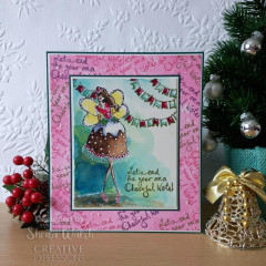 Clear Stamps Set By Jane Davenport - Figgy Pudding Fairy