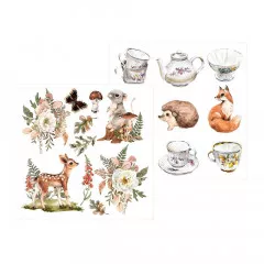 Forest Tea Party 6x6 Paper Pad