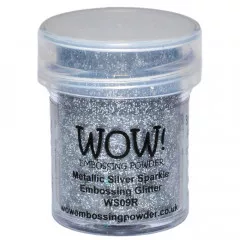 Wow Embossing Glitter - Metallic Silver Sparkle