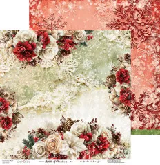 Vierter Bogen des Spirit of Christmas Papierblocks mit Schneeflocken