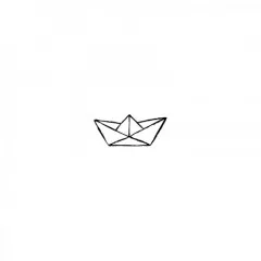 Holzstempel Mini - Papierboot
