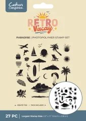Clear Stamps - Retro Vacay - Paradise